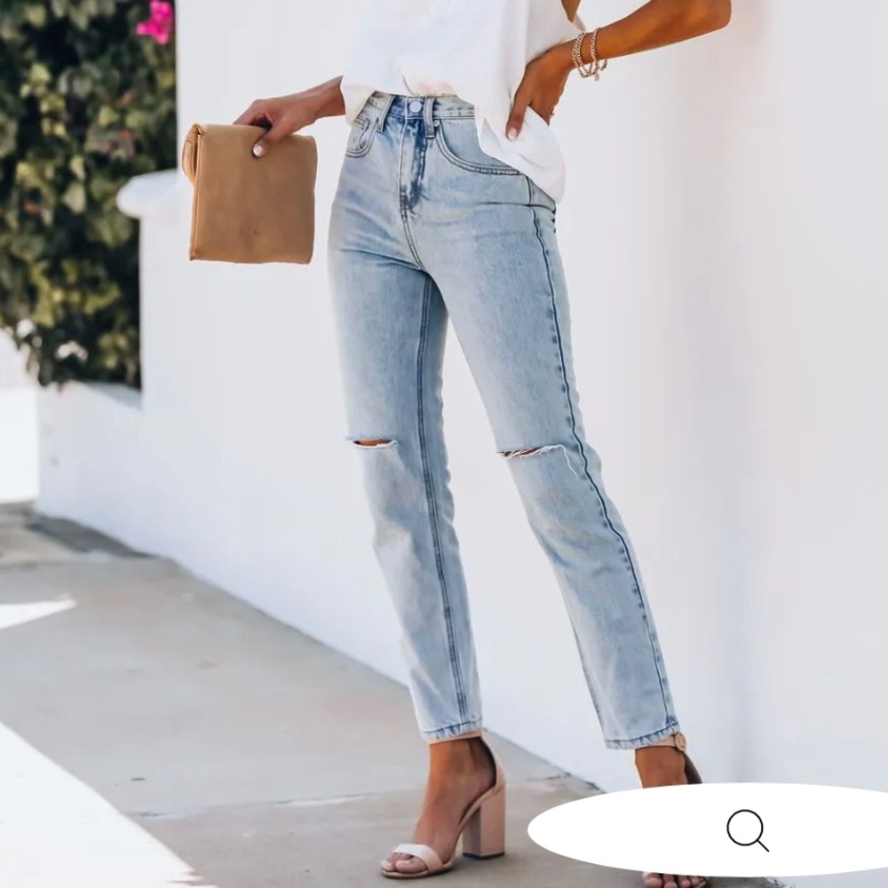 English factory straight leg denim